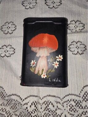 Prince Albert Painted Mushroom Can